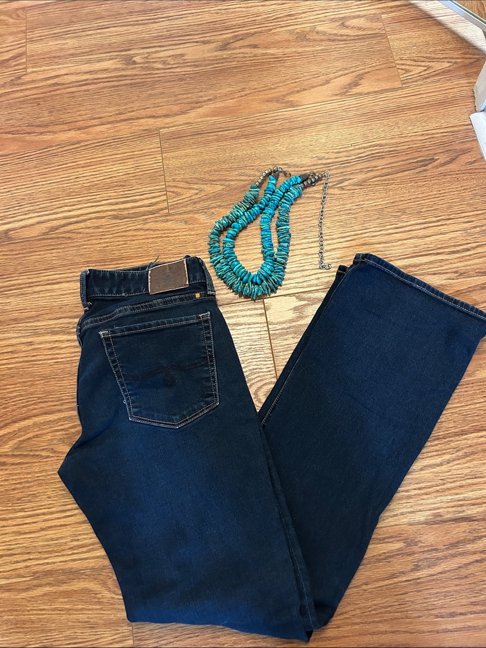 Lucky Brand Dark Blue Straight-Leg Women's Jeans